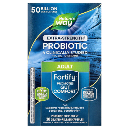 Nature's Way, Fortify®, Probiotic, Adult, 50 Billion, 30 Delayed Release Capsules