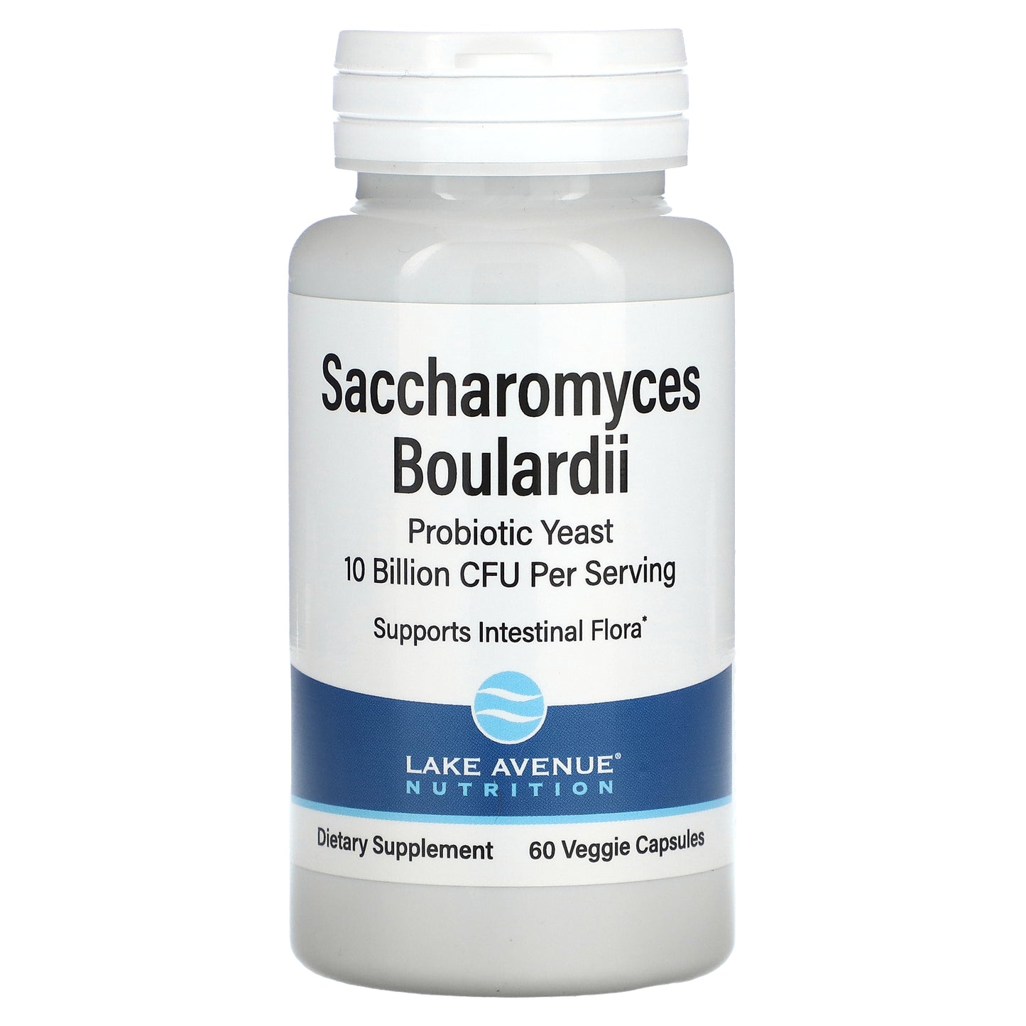 Lake Avenue Nutrition, Saccharomyces Boulardii, 10 Billion CFU, 60 Veggie Capsules