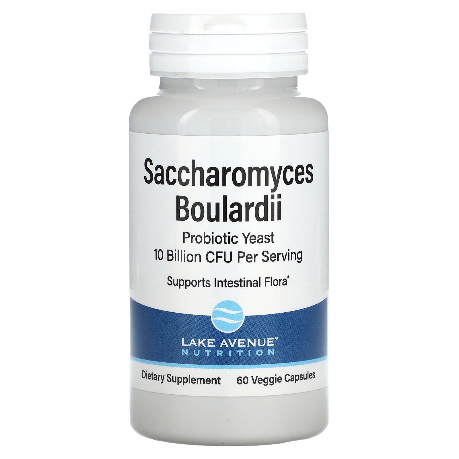 Lake Avenue Nutrition, Saccharomyces Boulardii, 10 Billion CFU, 60 Veggie Capsules