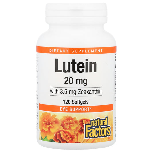 Natural Factors, Lutein With Zeaxanthin, 120 Softgels