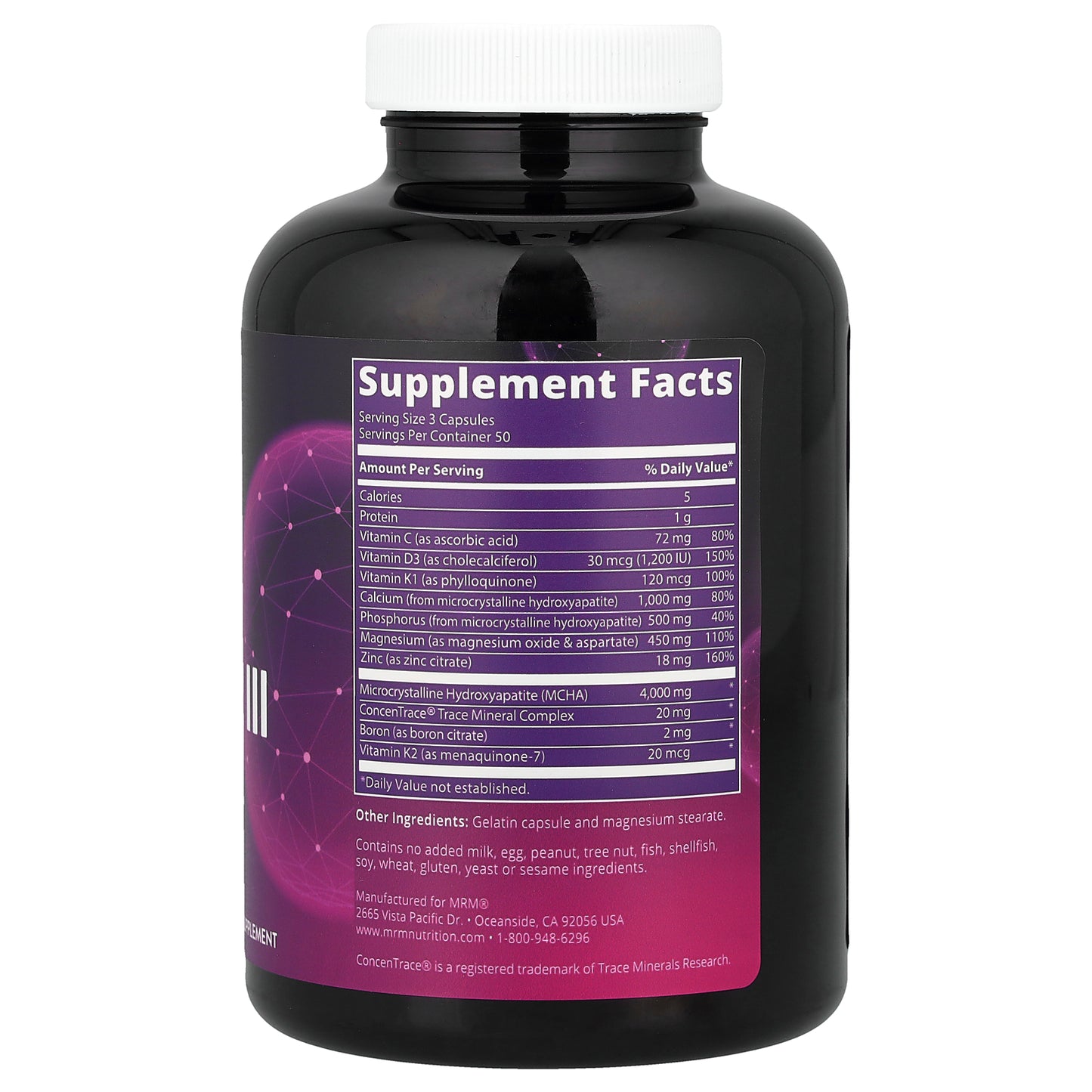 MRM Nutrition, Bone Maximizer III with MCHA, 150 Capsules