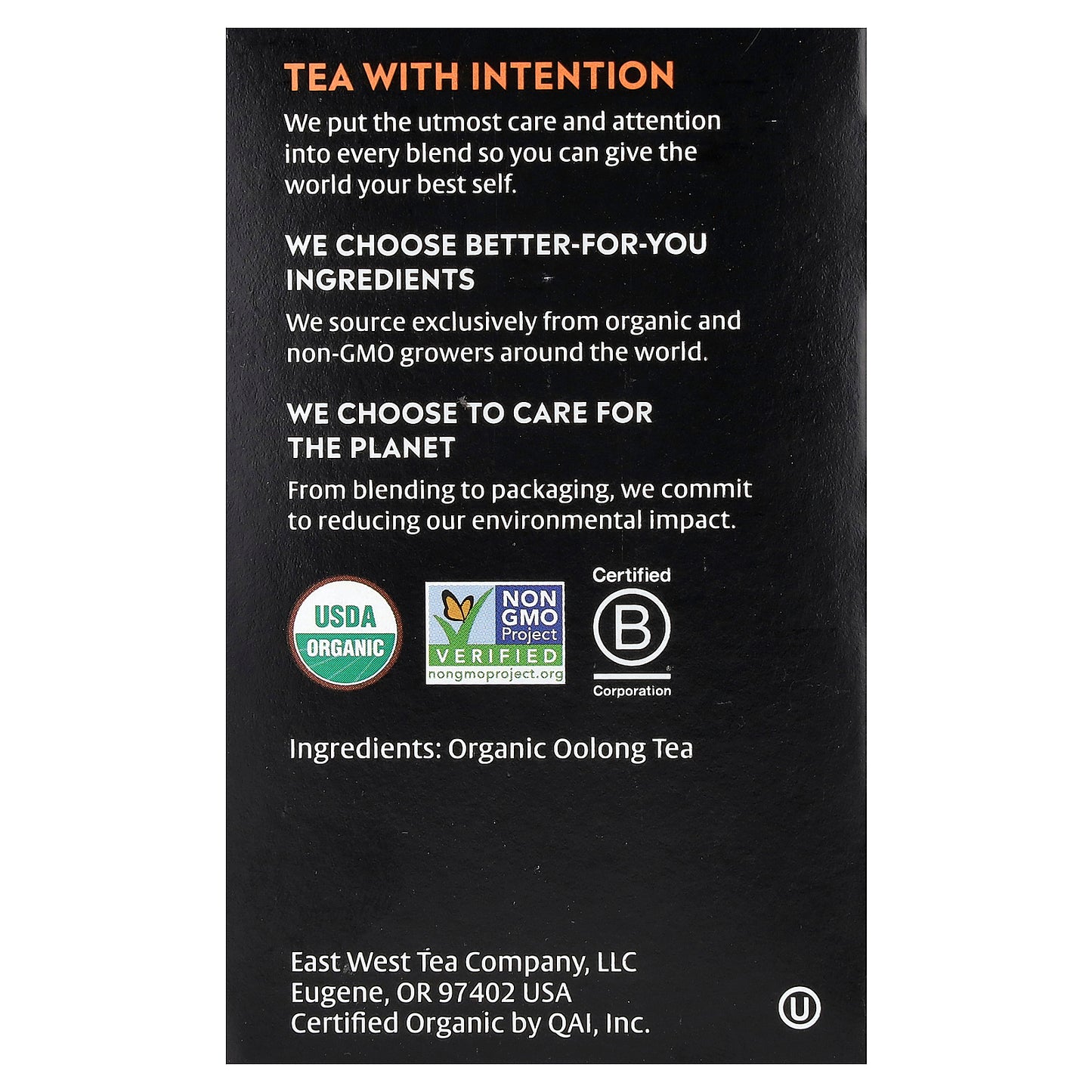 Choice Organics, Oolong Tea, Oolong, 16 Tea Bags, 1.12 oz (32 g)