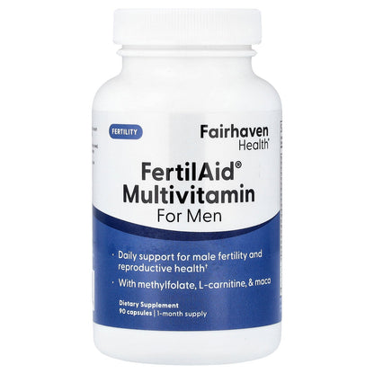 Fairhaven Health, FertilAid® Multivitamin for Men, 90 Capsules