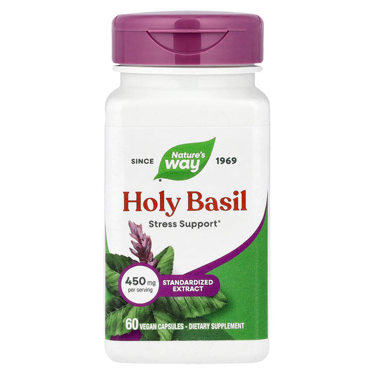Nature's Way, Holy Basil, 450 mg, 60 Vegan Capsules