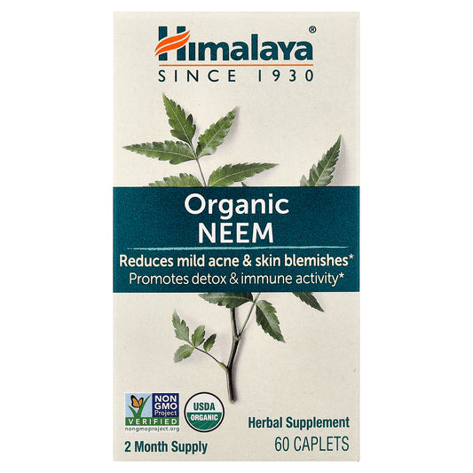 Himalaya, Organic Neem, 60 Caplets