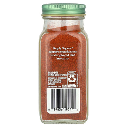 Simply Organic, Smoked Paprika, 2.72 oz (77 g)