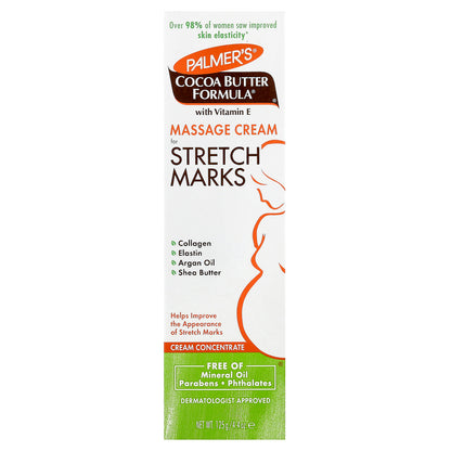 Palmer's, Cocoa Butter Formula® with Vitamin E, Massage Cream for Stretch Marks, 4.4 oz (125 g)