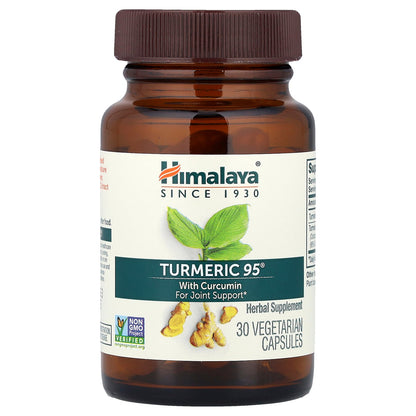 Himalaya, Turmeric 95® with Curcumin, 30 Vegetarian Capsules