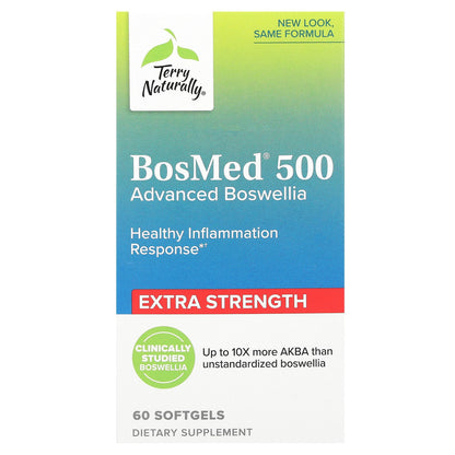 Terry Naturally, BosMed 500, Advanced Boswellia, Extra Strength, 500 mg, 60 Softgels