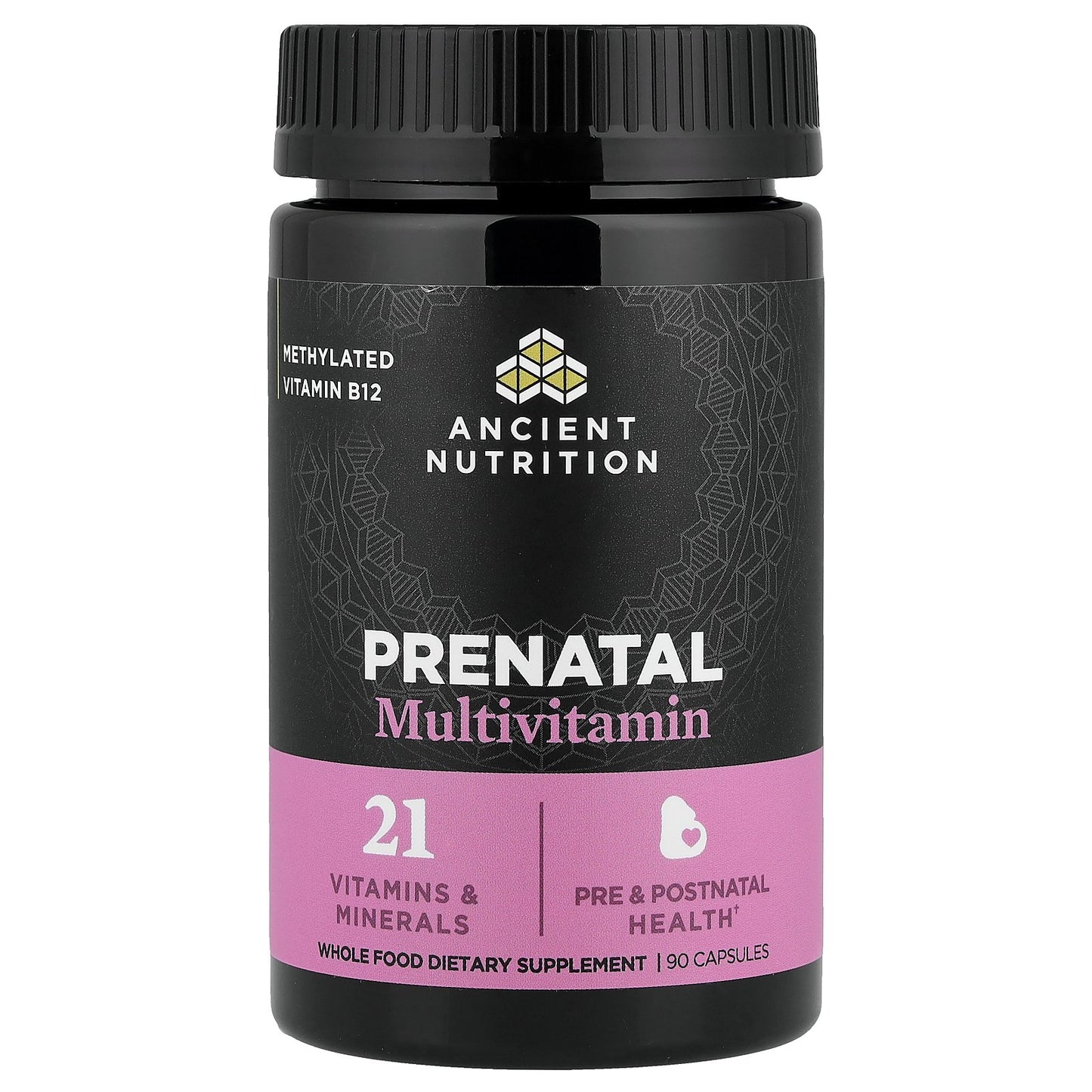 Ancient Nutrition, Prenatal Multivitamin, 90 Capsules