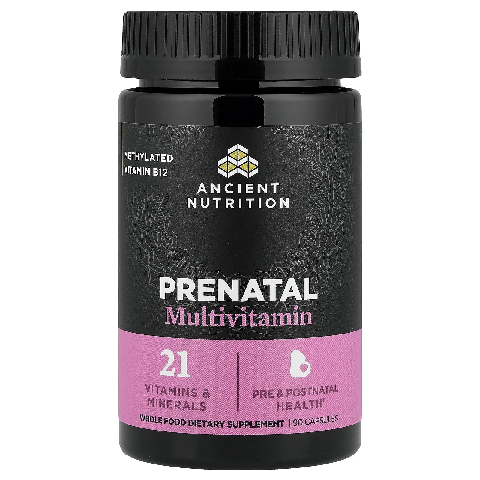 Ancient Nutrition, Prenatal Multivitamin, 90 Capsules