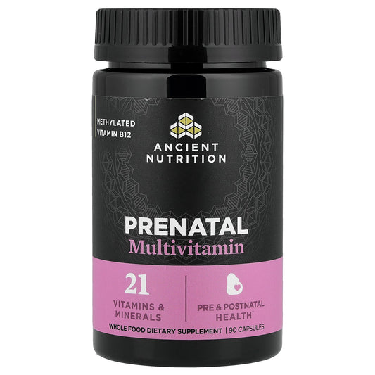 Ancient Nutrition, Prenatal Multivitamin, 90 Capsules