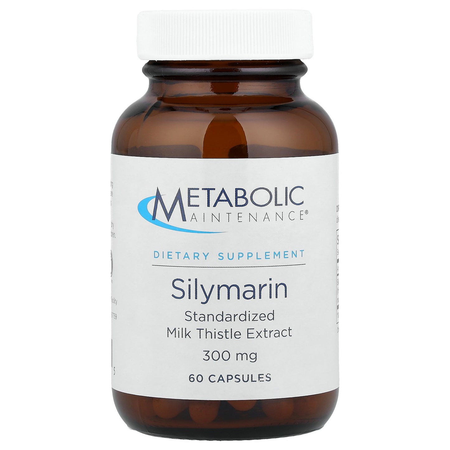 Metabolic Maintenance, Silymarin, Standardized Milk Thistle Extract, 300 mg, 60 Capsules