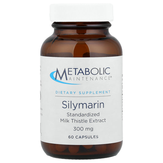 Metabolic Maintenance, Silymarin, Standardized Milk Thistle Extract, 300 mg, 60 Capsules