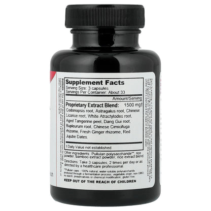 Dragon Herbs, Codonopsis & Astragalus, 100 Vegetarian Capsules