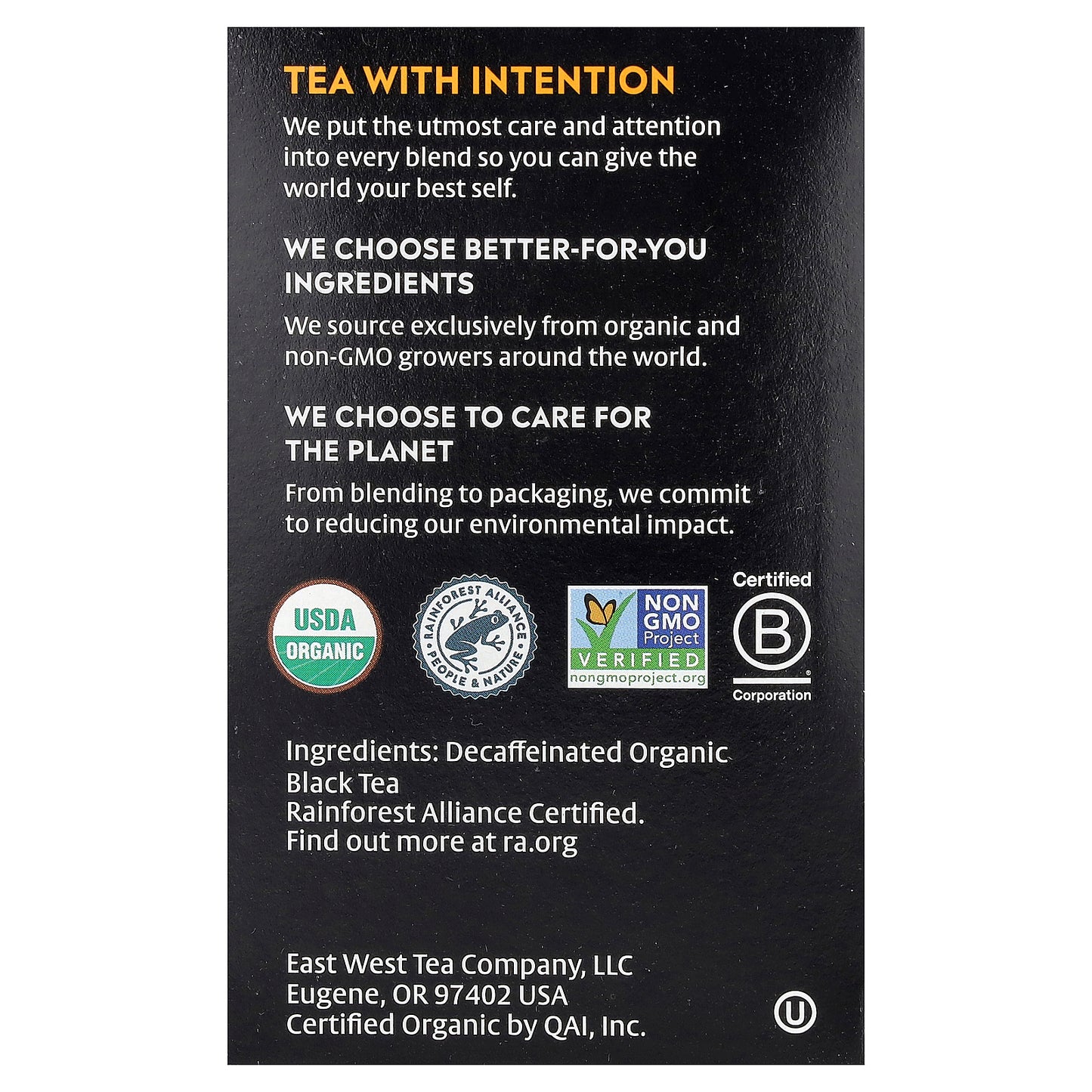 Choice Organics, Black Tea, English Breakfast, Decaf , 16 Tea Bags, 1.12 oz (32 g)