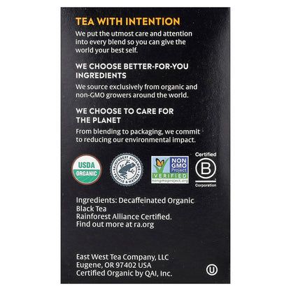 Choice Organics, Black Tea, English Breakfast, Decaf , 16 Tea Bags, 1.12 oz (32 g)