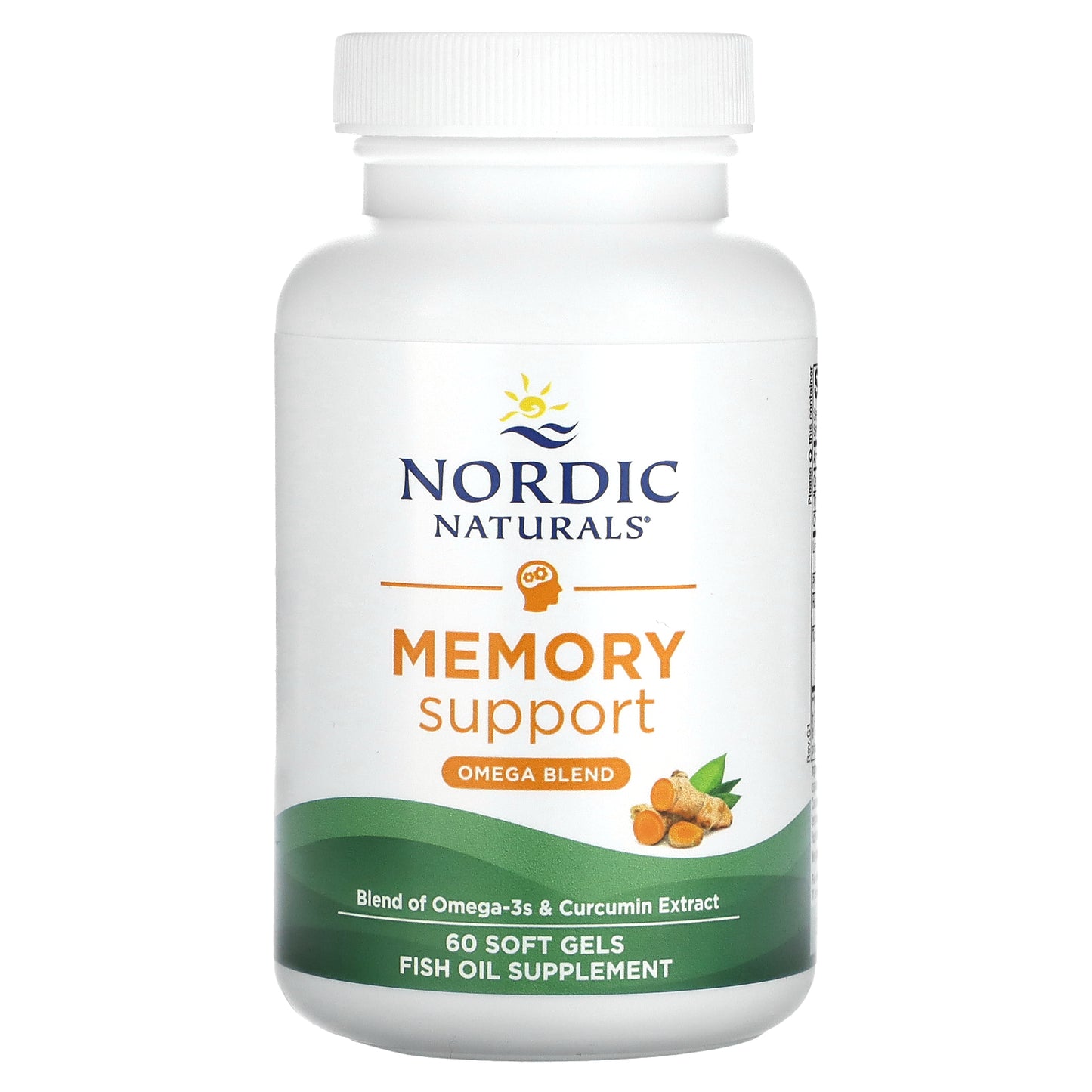 Nordic Naturals, Memory Support, Omega Blend, 60 Soft Gels
