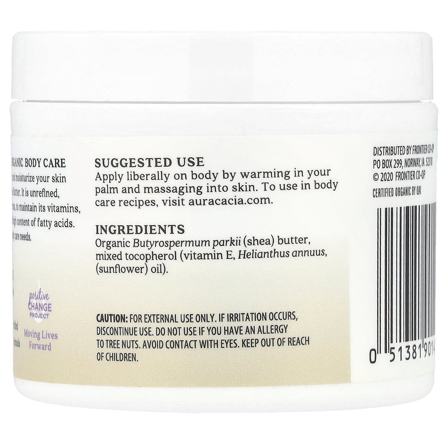 Aura Cacia, Organic Shea Butter, 3.25 oz (92 g)