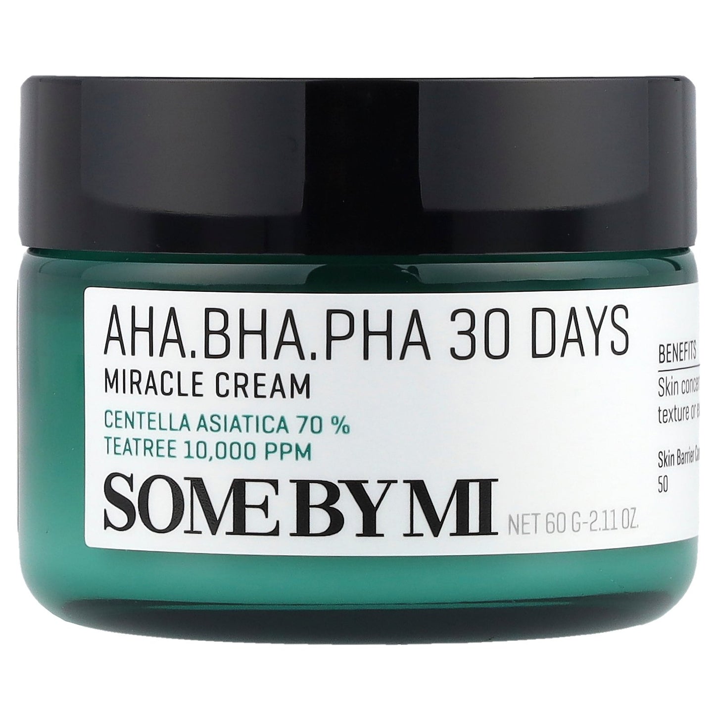 SOME BY MI, AHA. BHA. PHA 30 Days Miracle Cream, 2.11 oz (60 g)
