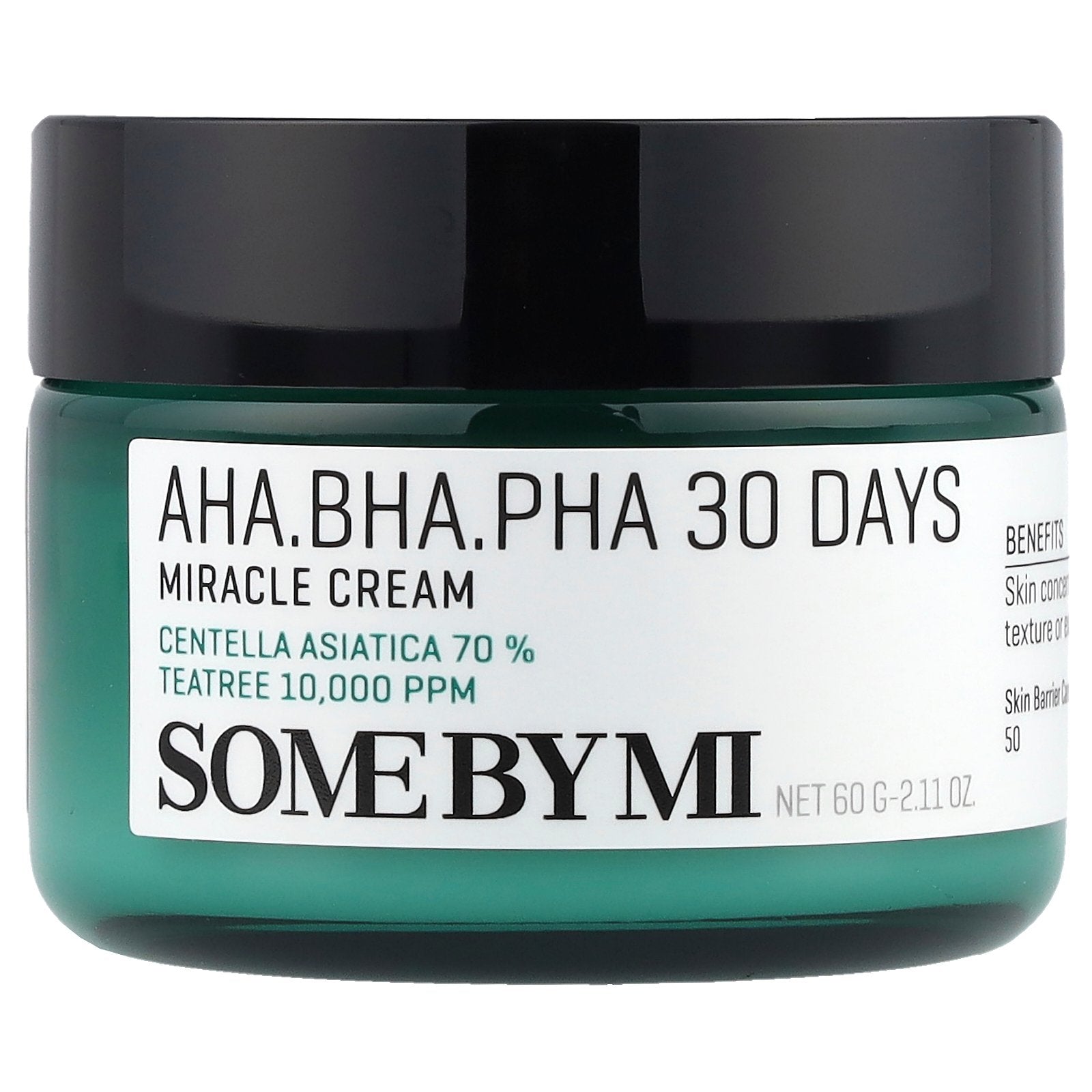 SOME BY MI, AHA. BHA. PHA 30 Days Miracle Cream, 2.11 oz (60 g)