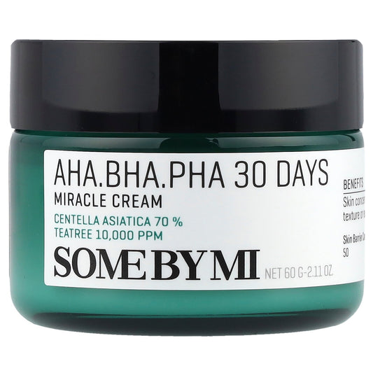 SOME BY MI, AHA. BHA. PHA 30 Days Miracle Cream, 2.11 oz (60 g)