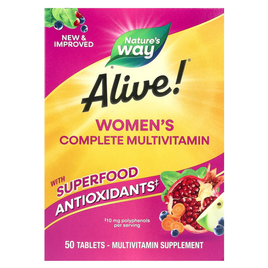 Nature's Way, Alive!® Women's Complete Multivitamin, 50 Tablets