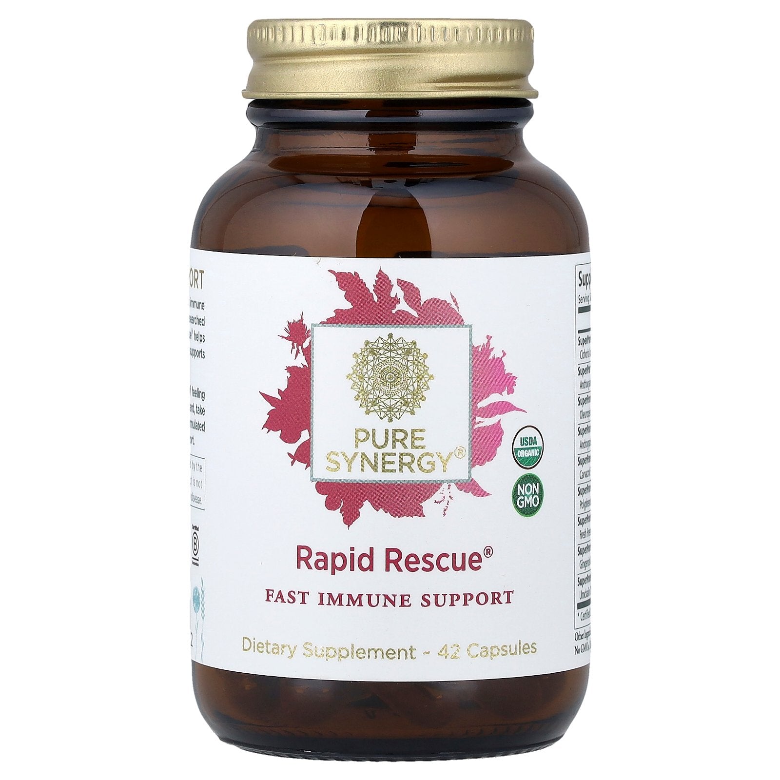 Pure Synergy, Rapid Rescue®, 42 Capsules