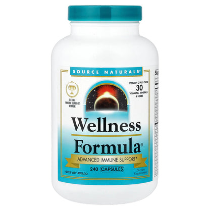 Source Naturals, Wellness Formula®, Advanced Immune Support, 240 Capsules