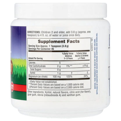 NaturesPlus, Mag Kidz®, Animal Parade®, Children's Magnesium Powder Supplement, Cherry, 0.38 lb (171 g)