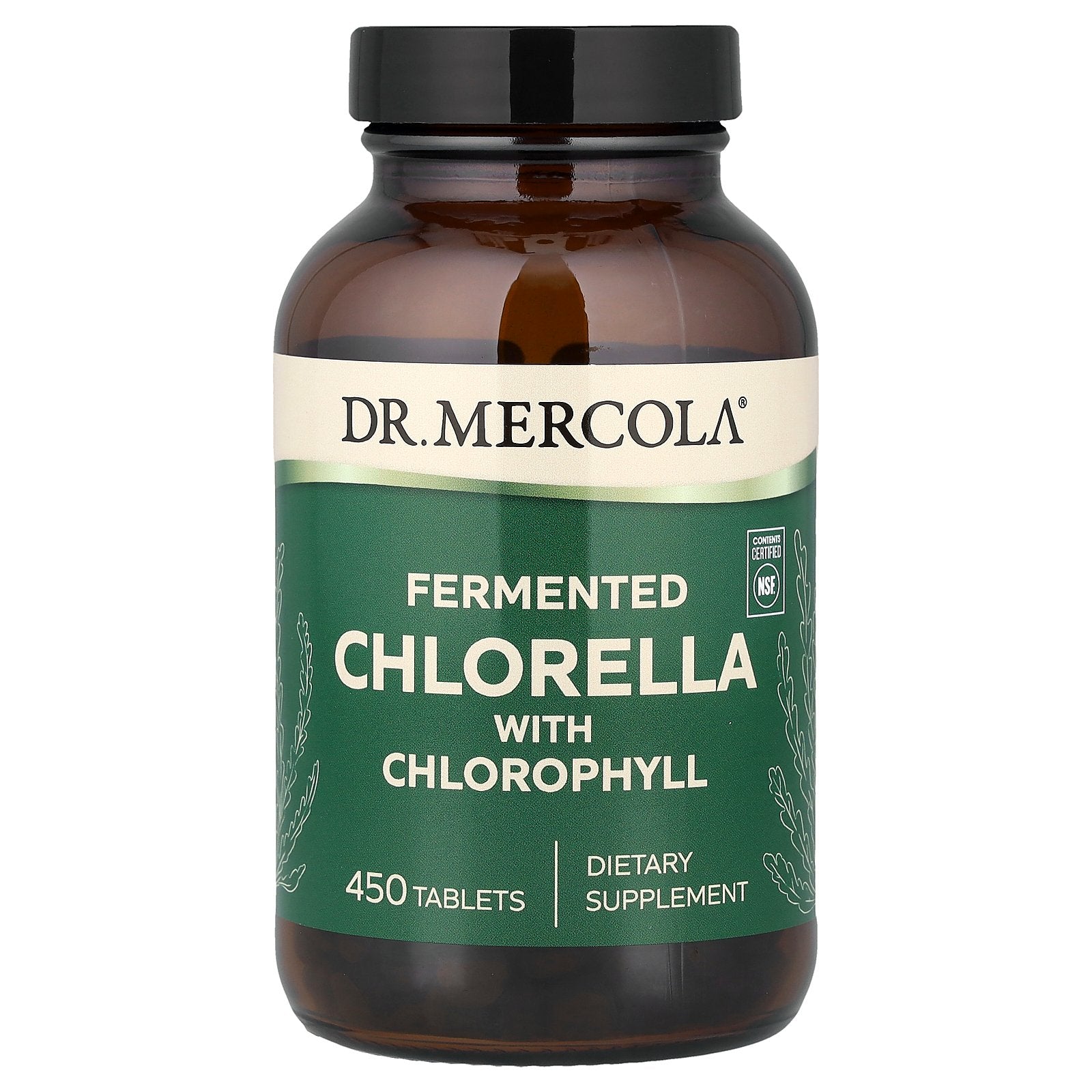 Dr. Mercola, Fermented Chlorella with Chlorophyll, 450 Tablets
