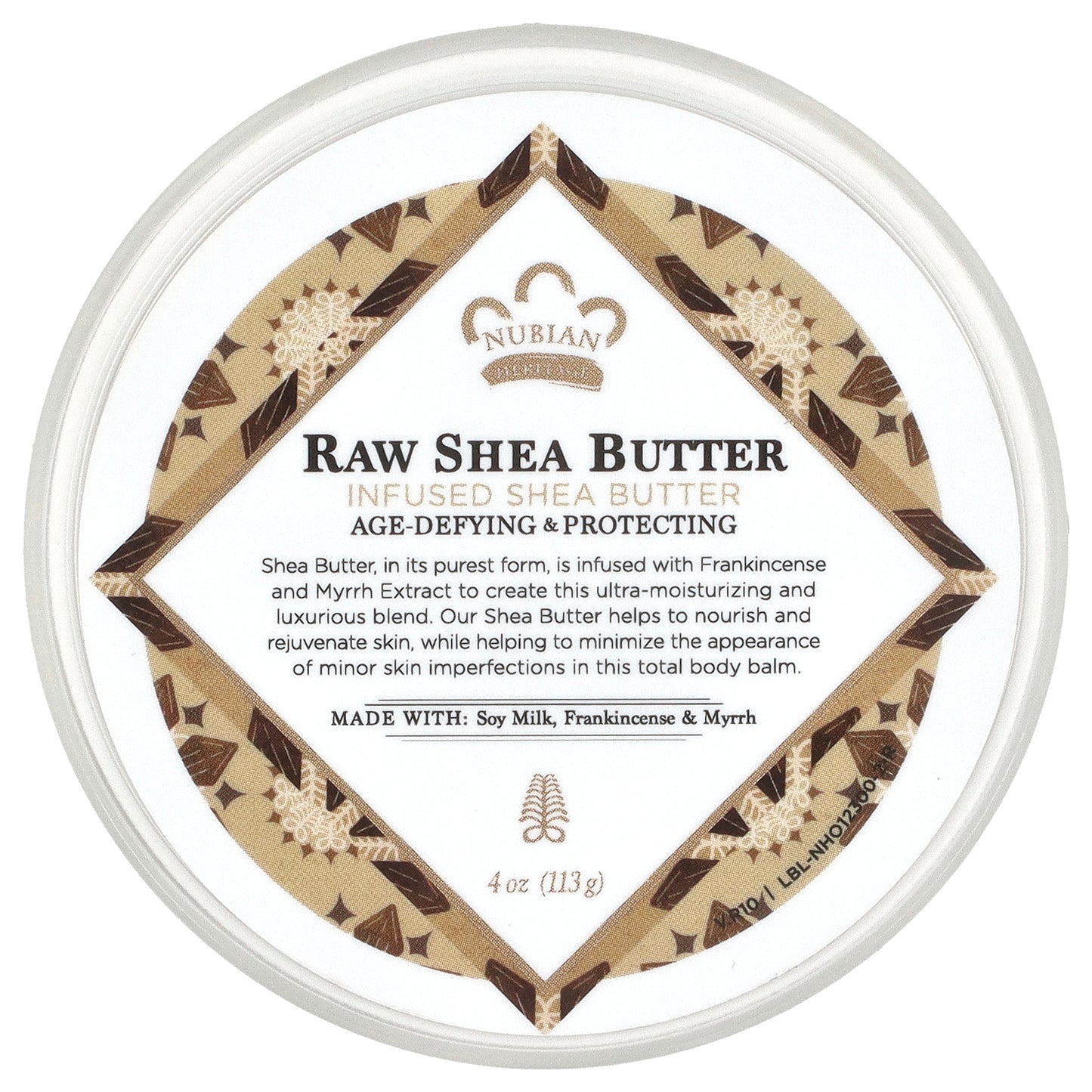 Nubian Heritage, Raw Shea Butter, Infused Shea Butter, 4 oz (113 g)