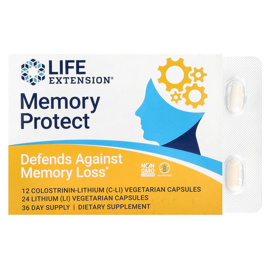 Life Extension, Memory Protect, 36 Vegetarian Capsules