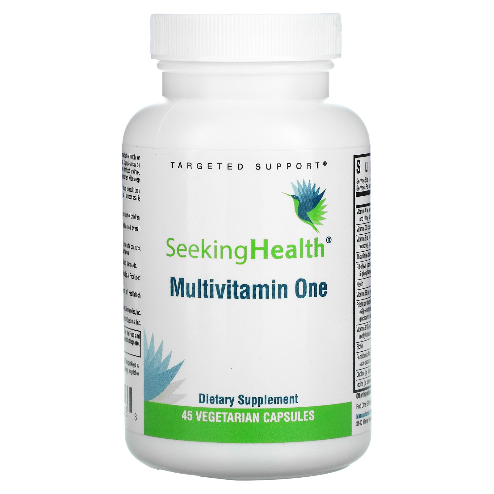 Seeking Health, Multivitamin One, 45 Vegetarian Capsules