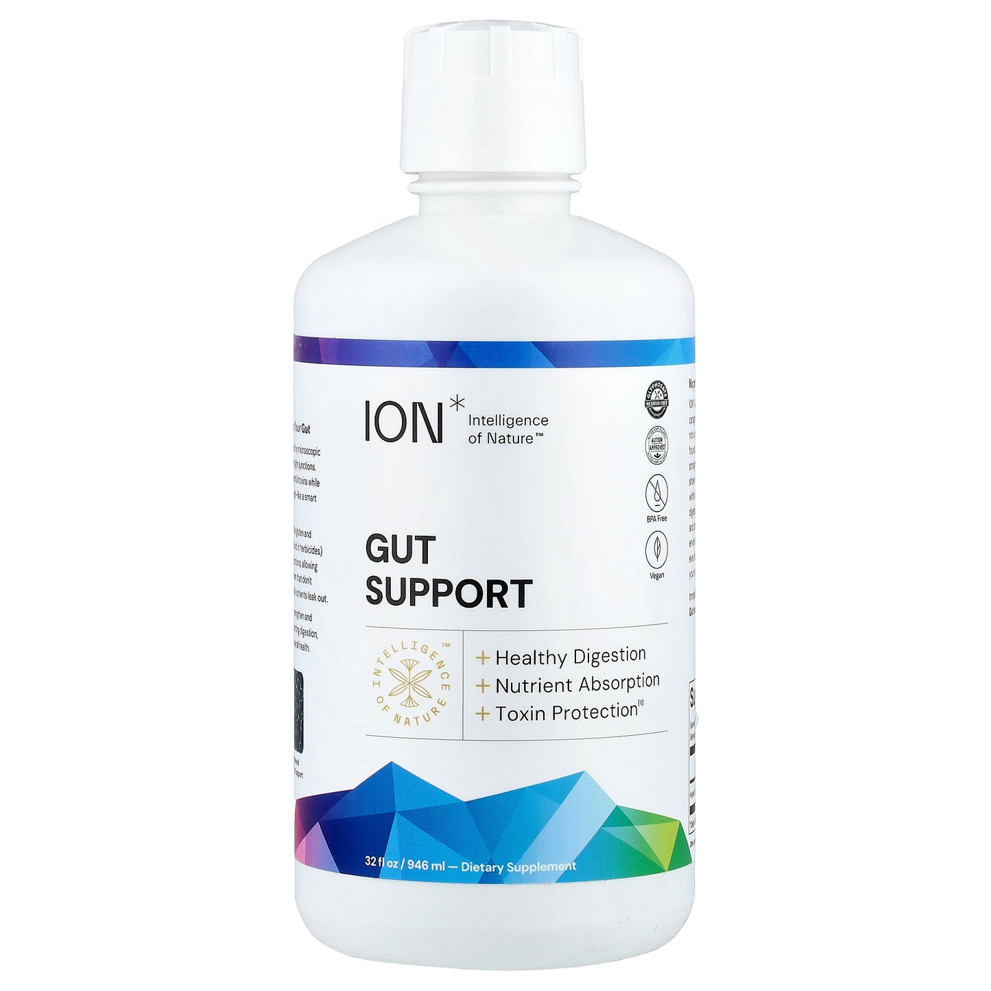 ION Intelligence of Nature, Gut Support, 32 fl oz (946 ml)