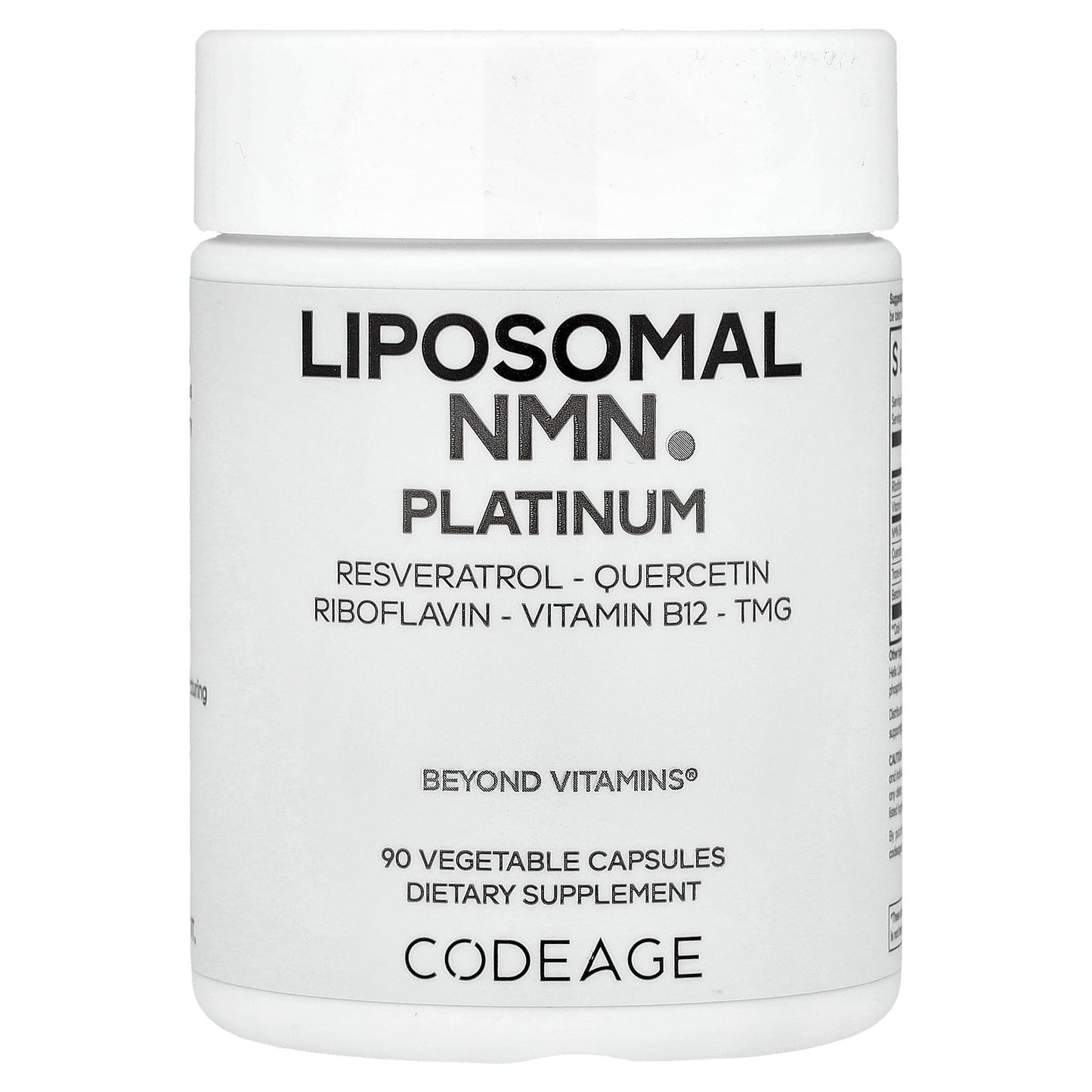 Codeage, Liposomal NMN Platinum, 90 Vegetable Capsules