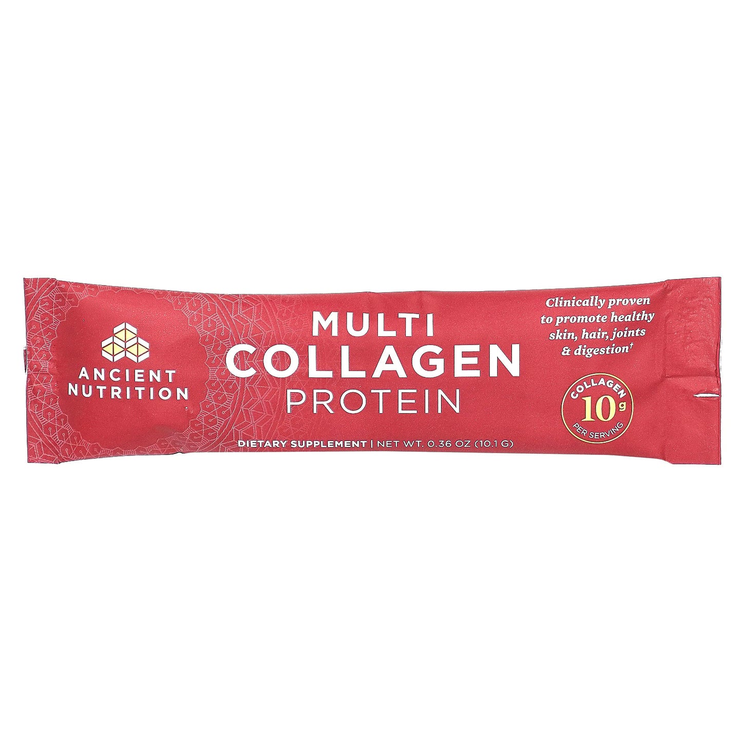 Ancient Nutrition, Multi Collagen Protein, 40 Single Stick Packs, 0.36 oz (10.1 g) Each