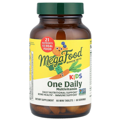MegaFood, Kids One Daily Multivitamin, 60 Mini Tablets