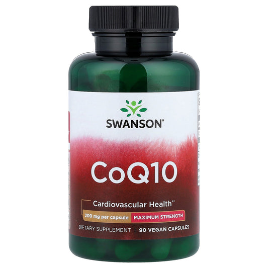 Swanson, CoQ10, 200 mg, 90 Vegan Capsules