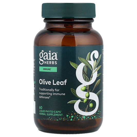Gaia Herbs, Olive Leaf, 60 Liquid Phyto-Caps®