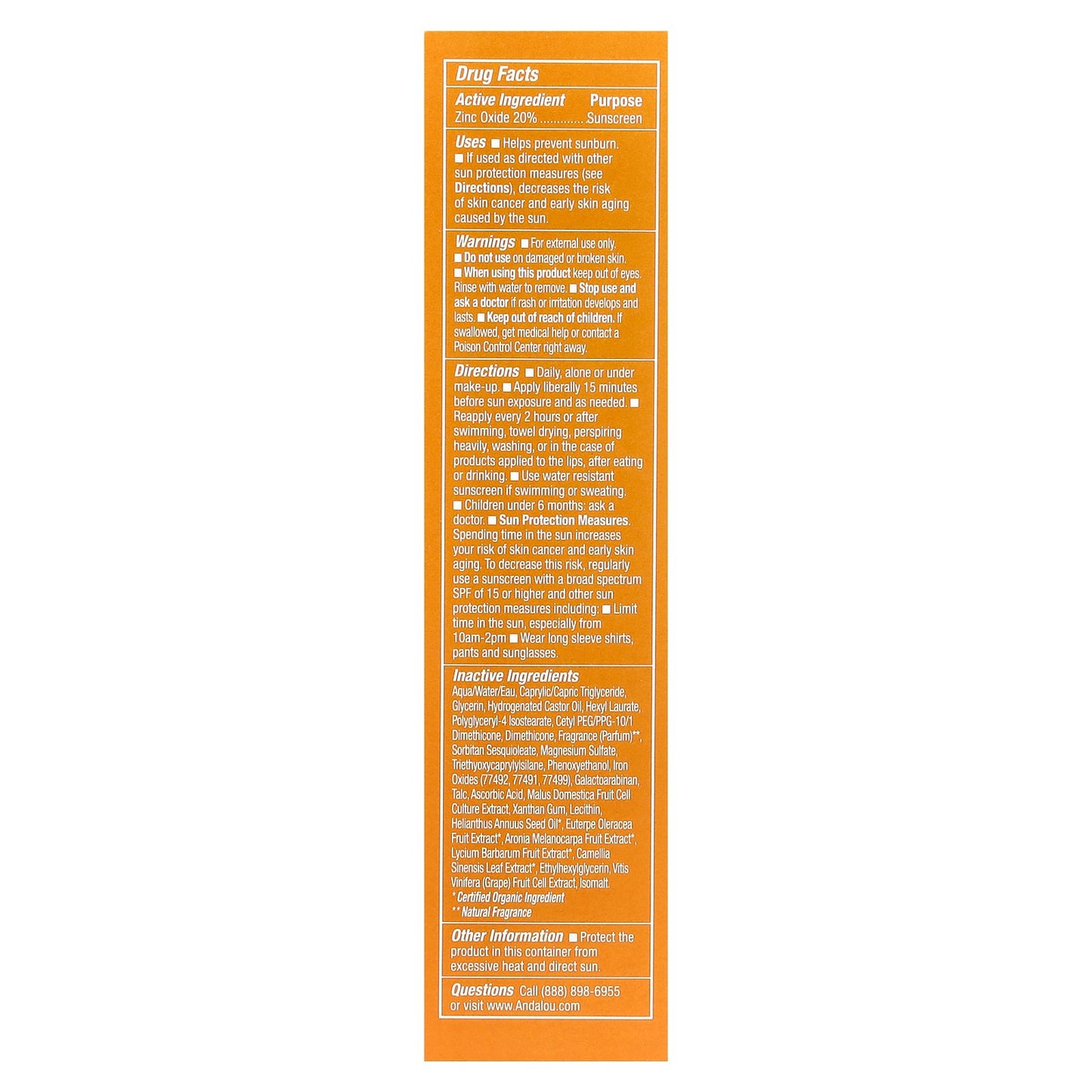 Andalou Naturals, Vitamin C BB Beauty Balm, SPF 30, Sheer Tint, 2 fl oz (58 ml)