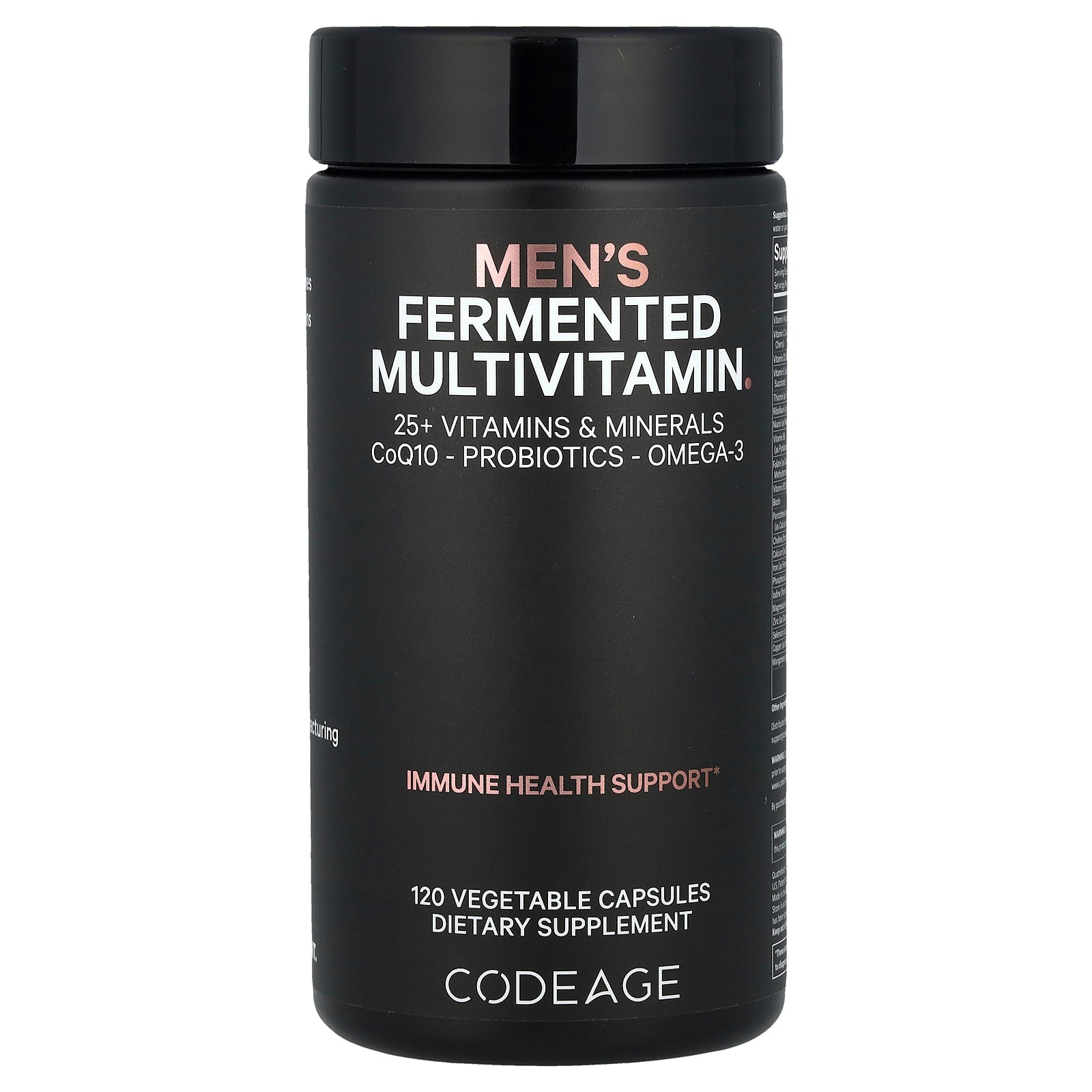 Codeage, Men's Fermented Multivitamin, 120 Vegetable Capsules