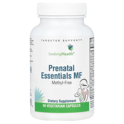 Seeking Health, Prenatal Essentials MF, Methyl-Free, 60 Vegetarian Capsules