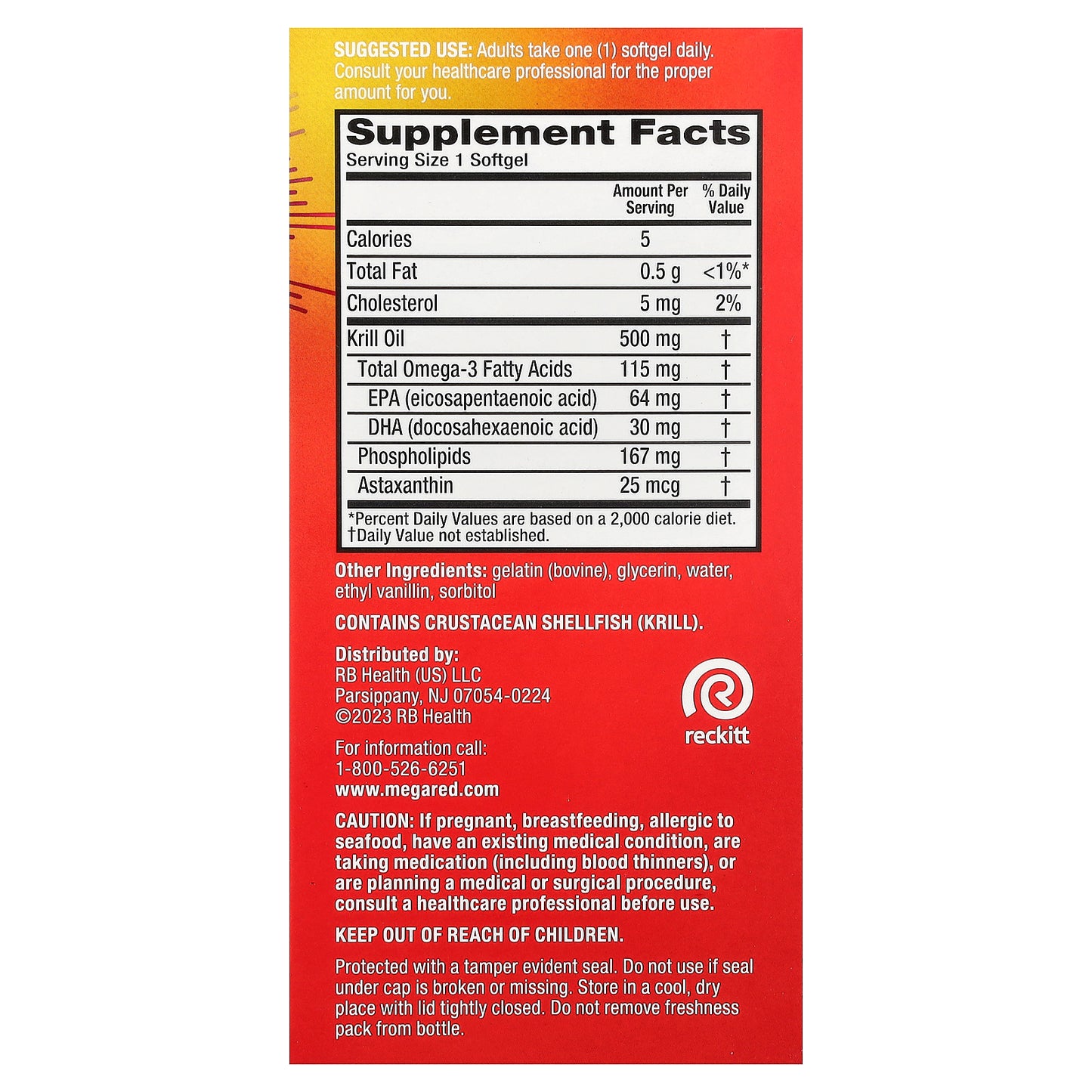 Schiff, MegaRed®, Omega-3 Krill Oil, 500 mg, 90 Softgels