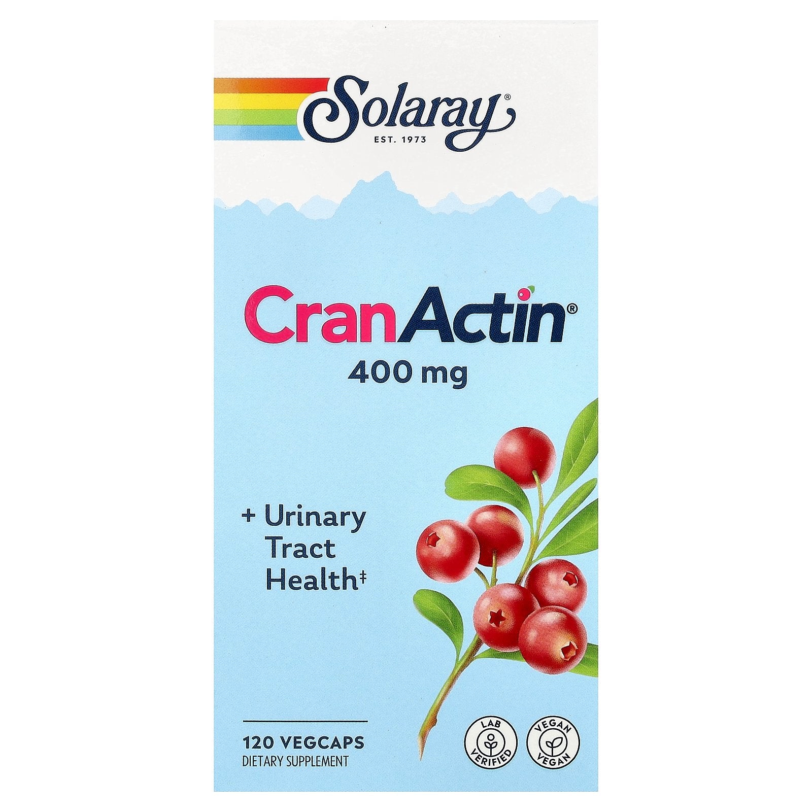 Solaray, CranActin®, Urinary Tract Health, 120 VegCaps
