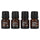 Cliganic, The Basics, Essential Oil Aromatherapy Set, 4 Piece Set