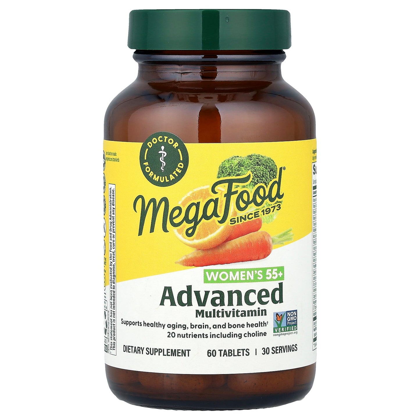 MegaFood, Women's 55+ Advanced Multivitamin, 60 Tablets