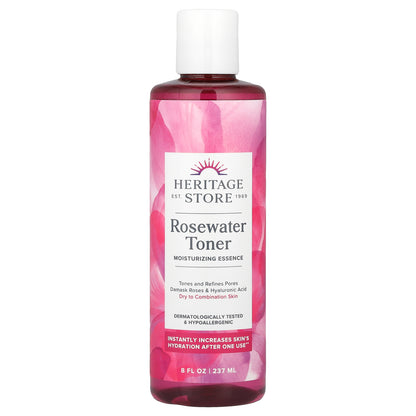 Heritage Store, Rosewater Toner, 8 fl oz (237 ml)