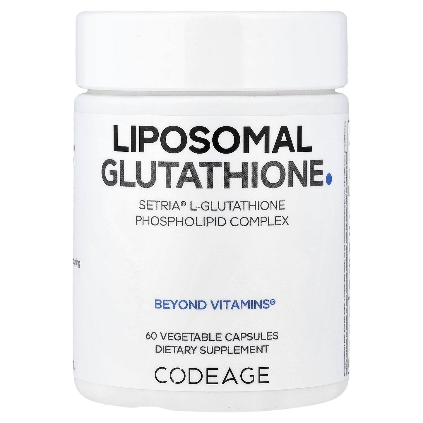 Codeage, Liposomal, Glutathione, 60 Vegetable Capsules