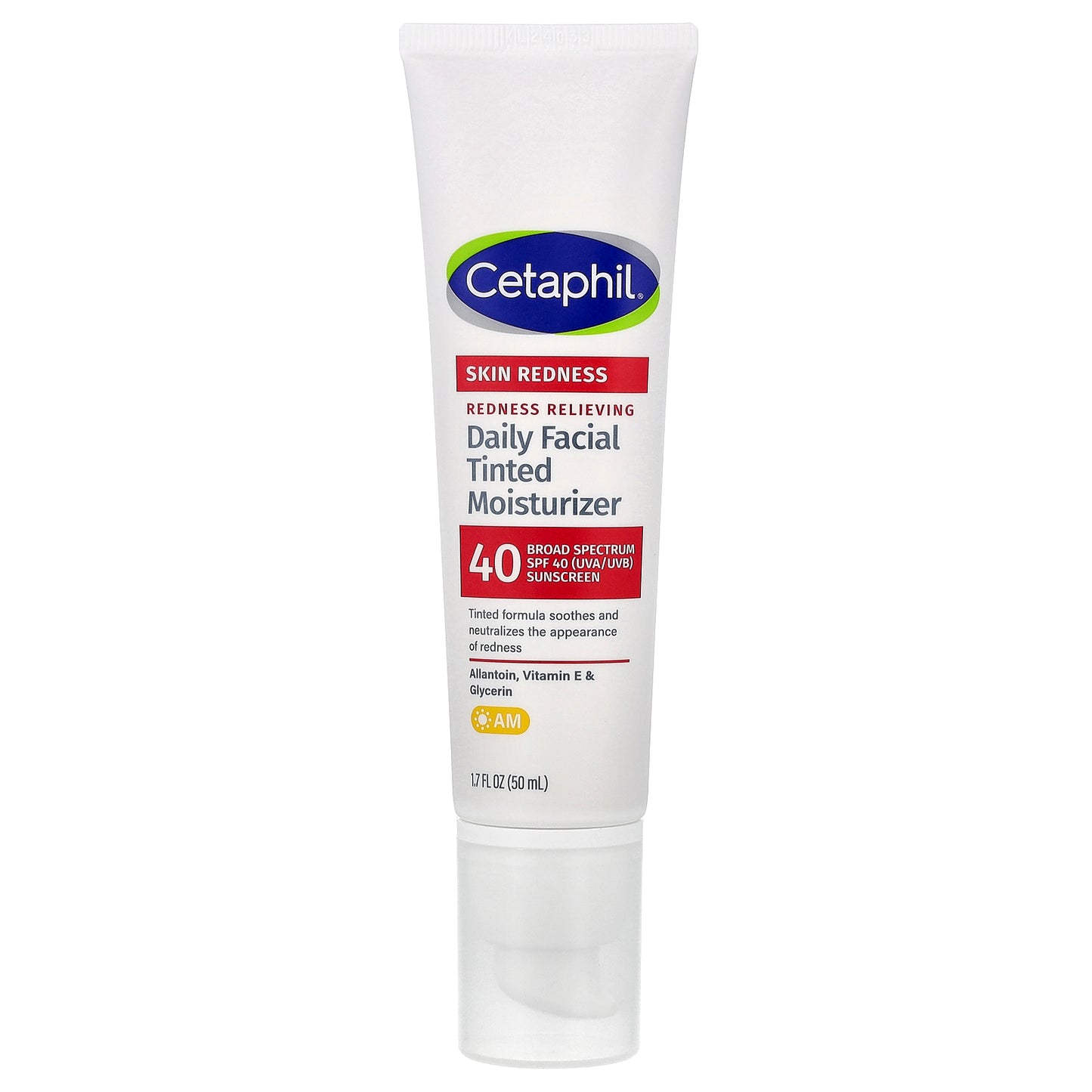 Cetaphil, Redness Relieving, Daily Facial Tinted Moisturizer, SPF 40, 1.7 fl oz (50 ml)
